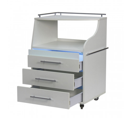 Педикюрно-косметологическая тумба СПЕЙС с УФ блоком