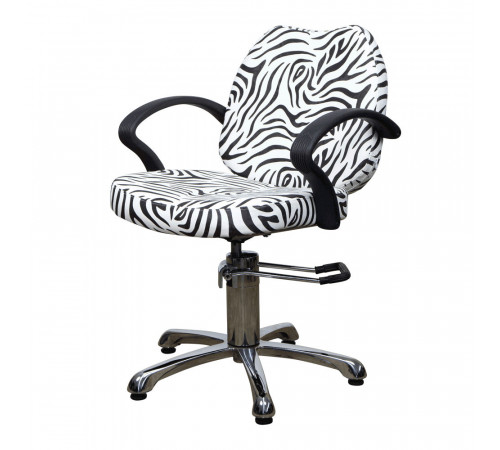 Кресло парикмахерское СОЛО Модерн гидравлика хром