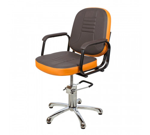 Кресло парикмахерское БРИЗ гидравлика хром