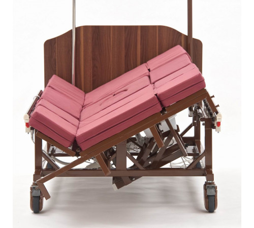 MET EVA Кровать функциональная медицинская электрическая с полным переворотом, с туалетом, с "ушками"