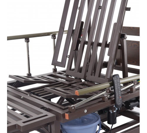 Кровать электрическая Med-Mos DB-11А (МЕ-6528H-04) ЛДСП Венге с регулировкой высоты