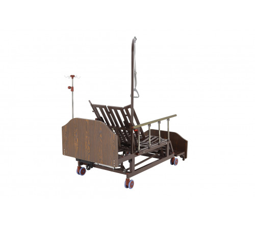 Кровать электрическая DB-11А (МЕ-5228Н-10) ЛДСП Венге с боковым переворачиванием, туалетным устройством и функцией «кардиокресло»