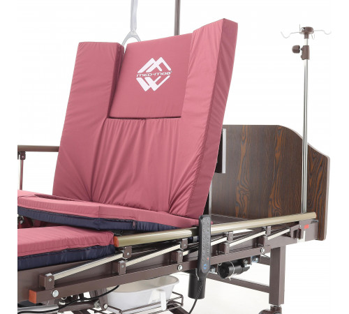 Кровать электрическая YG-3 (МЕ-5228Н-13) ЛДСП Венге с боковым переворачиванием, туалетным устройством и функцией «кардиокресло»