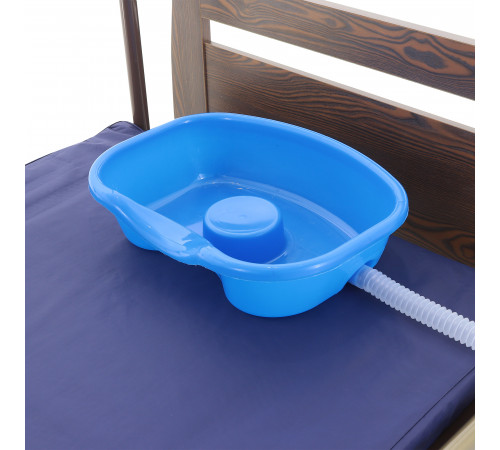 Кровать механическая YG-6 (ММ-2624Н-06/2124Н-04) ЛДСП с туалетным устройством и судном с крышкой, функцией «кардиокресло», в комплекте с матрасом