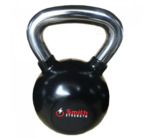 Стальная обрезиненная гиря Smith DB087-32 со стальной рукояткой, Размер: 32кг