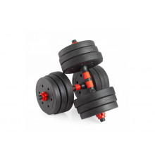 Гантели разборные с грифом, 20 кг. (2 шт. х 10 кг.) VictoryFit VF-DС200