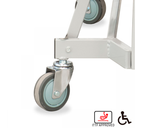 Теннисный стол складной для помещений "K-2023 ITTF Indoor" (274 Х 152.5 Х 76 см ) с сеткой