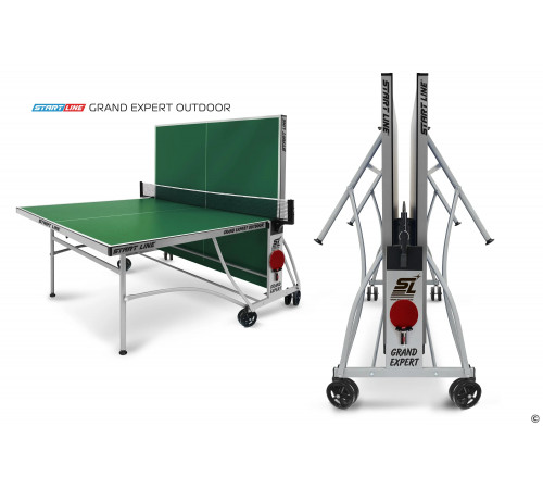 Теннисный стол GRAND EXPERT 4 Всепогодный Зелёный