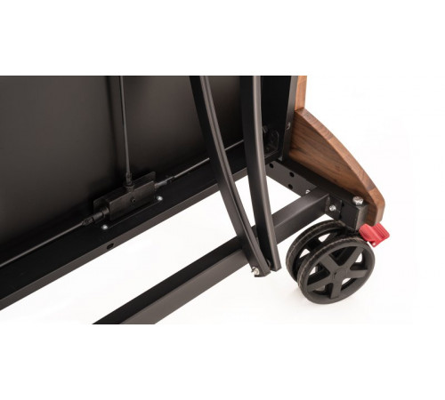 Теннисный стол складной для помещений "RASSON PREMIUM T03 Indoor" (274 х 152,5 х 76 см, натуральный орех) с сеткой