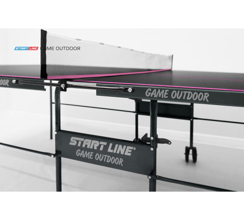 Теннисный стол Game Всепогодный с сеткой Black