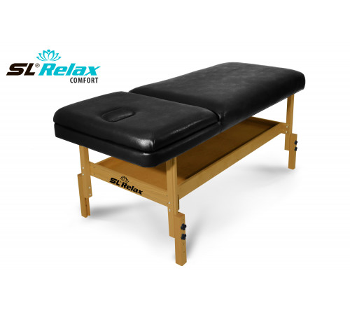 Массажный стол Relax Comfort черная кожа (№4)