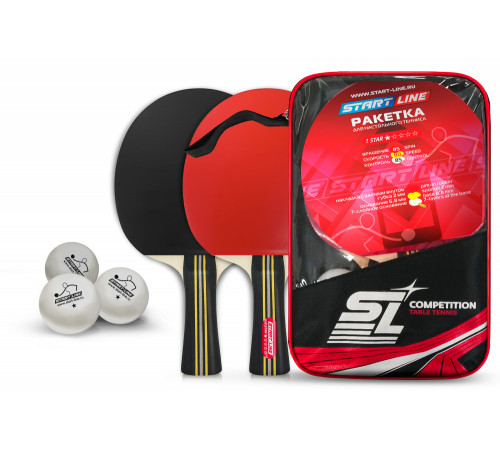 Набор SL COMPETITION 2 р-ки 1*, 3 мяча 1*