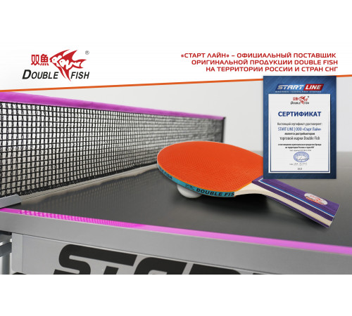 Набор для н/т Double Fish 2 ракетки и 3 мяча (303)